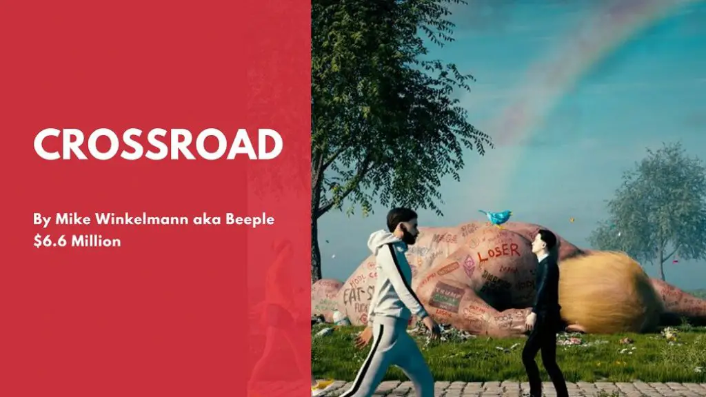 CrossRoad NFT by artist Beeple resold for $6.6 million USD