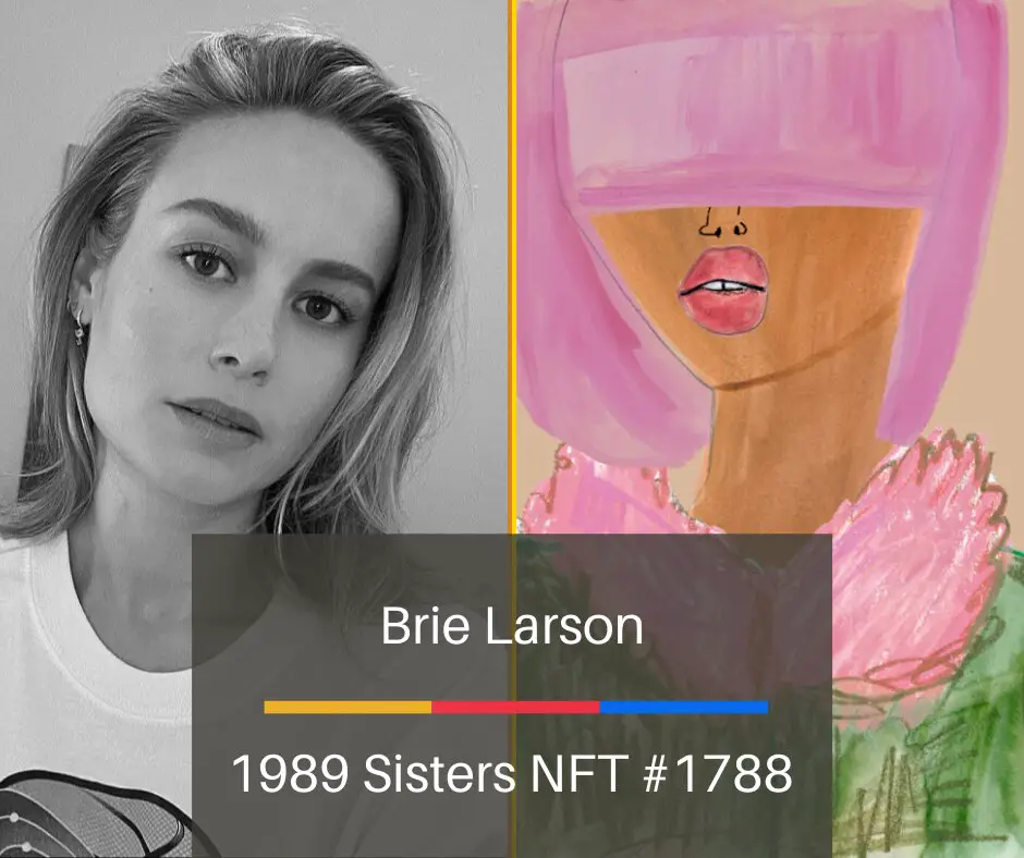 Brie Larson - 1989 Sister #1788 NFT
