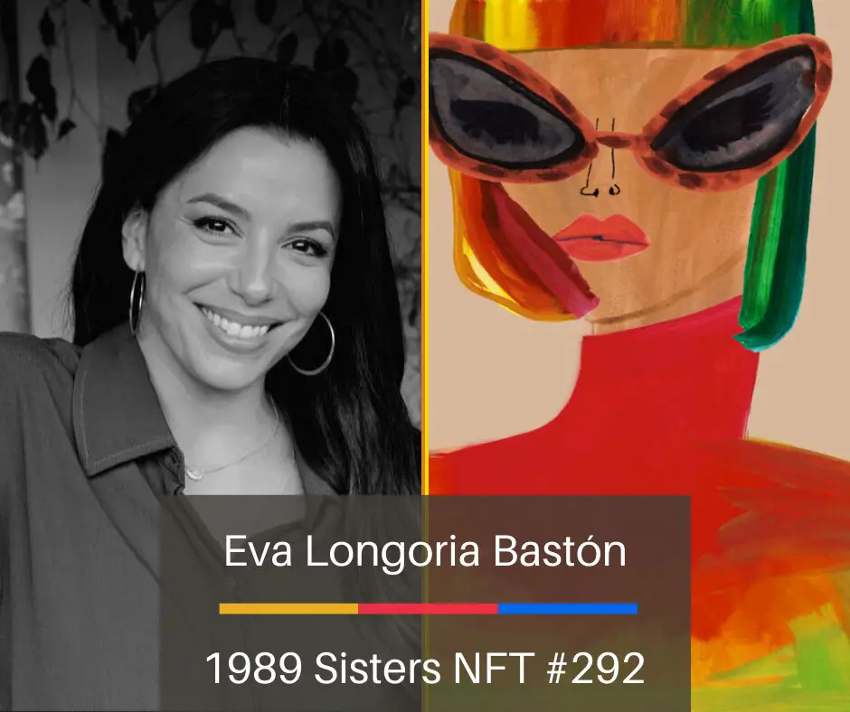 Eva Longoria - 1989 Sister #292 NFT Cryptoofficiel