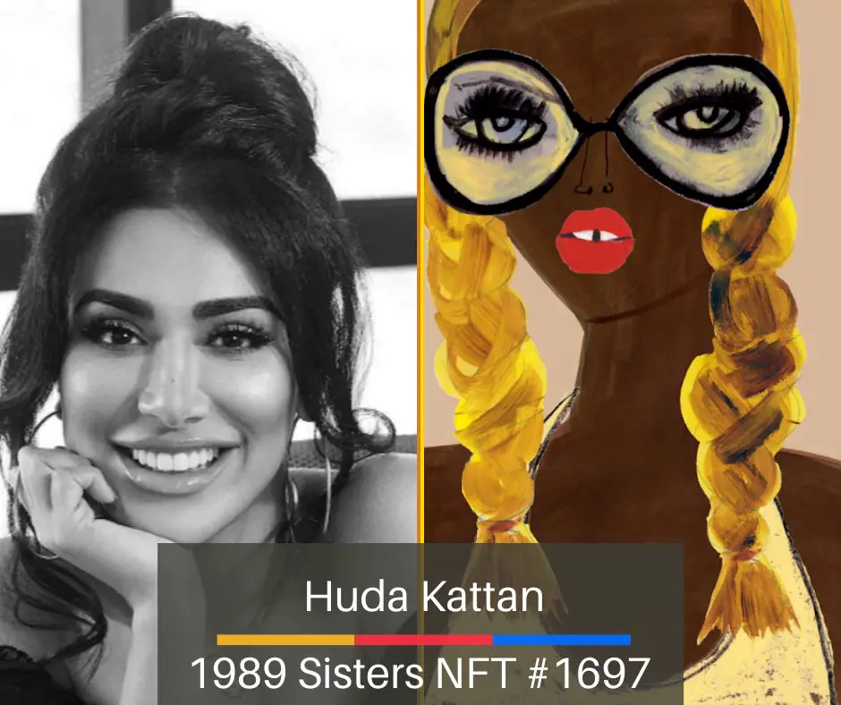 Huda Kattan - 1989 Sister #1697 NFT