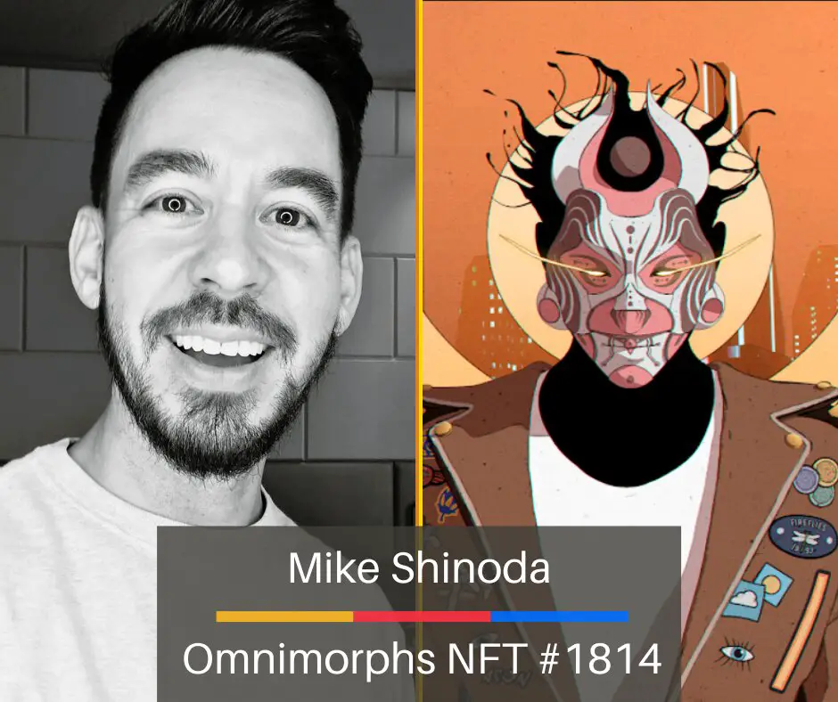 Mike Shinoda Owns Omnimorphs NFT #1814 Cryptoofficiel