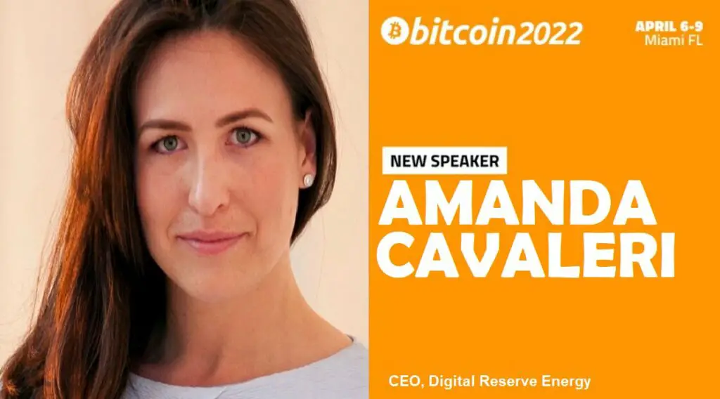 Amanda Cavaleri CEO Digital Reserve Energy Bitcoin 2022 Speaker Miami