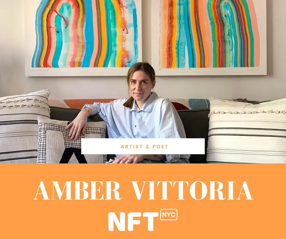 Amber Vittoria NY Based Artist and Poet speaker at NFT NYC 2022