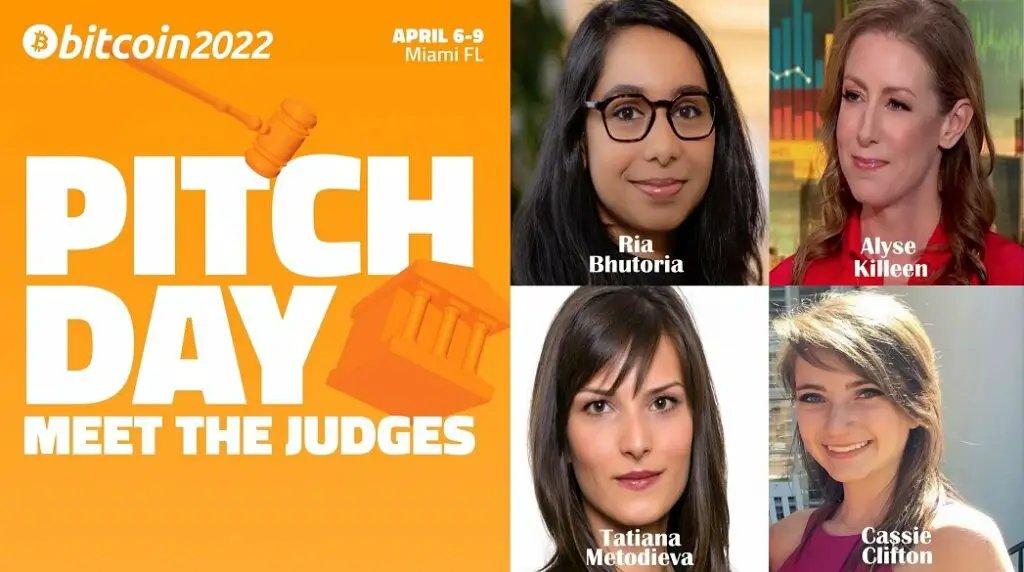 BITCOIN 2022 PITCH DAY WOMEN JUDGES