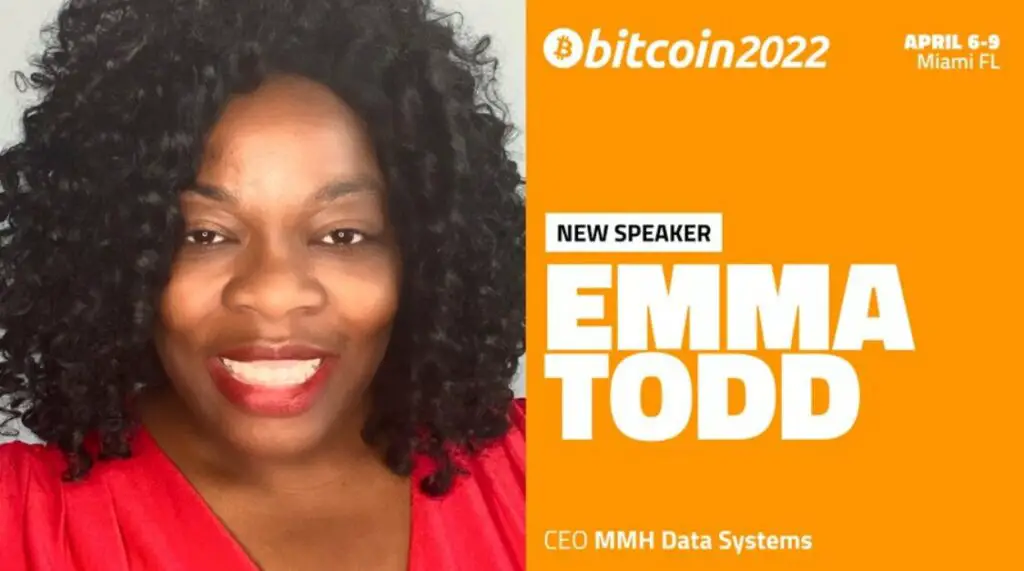 Emma Todd Bitcoin Speaker 2022 Miami
