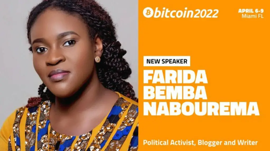Farida Bemba Nabourema Bitcoin 2022 Speaker