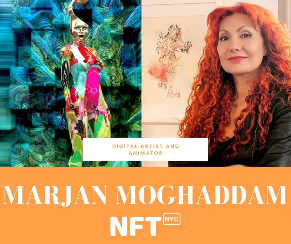 Marjan Moghaddam NFT Artist at Speaker NFTNYC 2022
