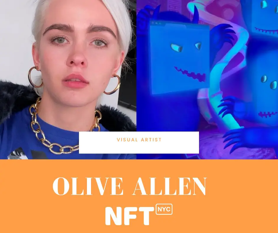Olive Allen Visual artist Speaker at NFT NYC 2022