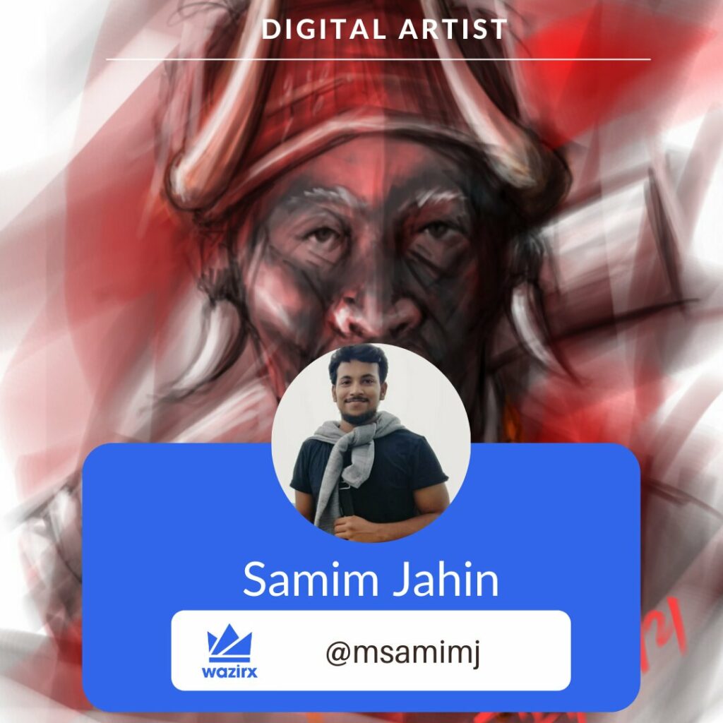 Samim Jahin Digital Artist WazirX NFT Marketplace