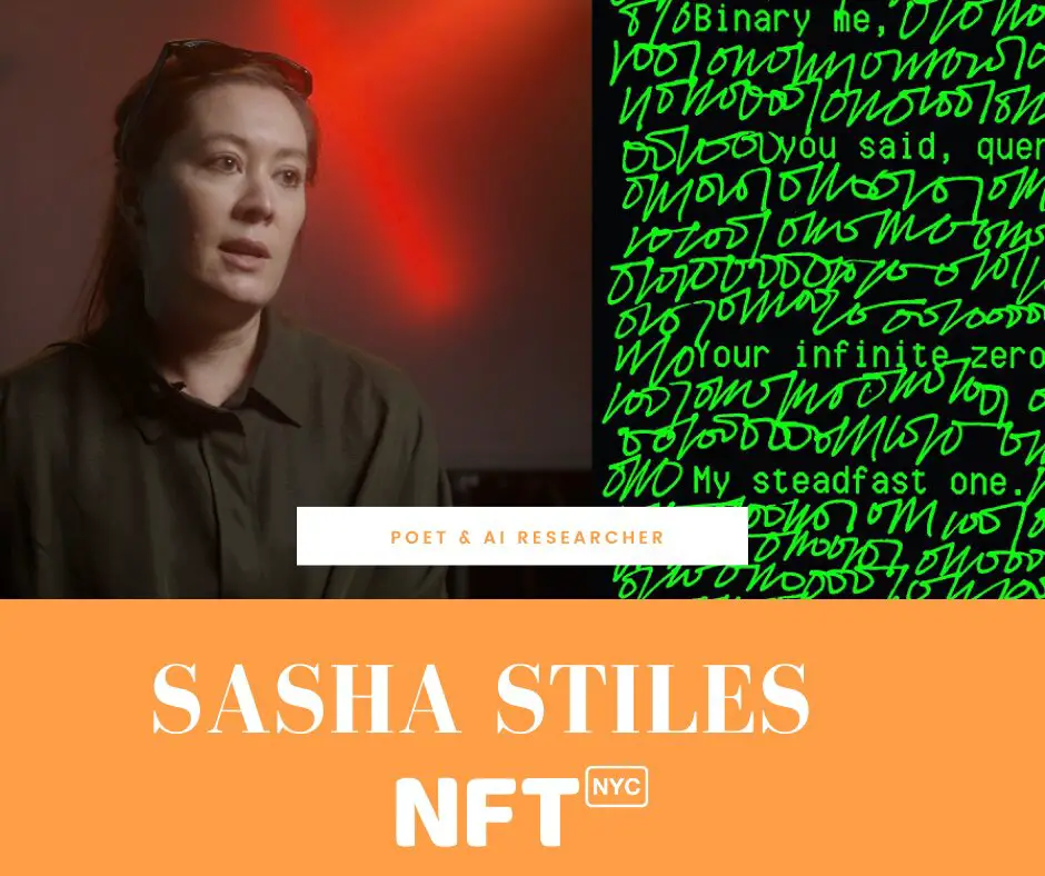 Sasha Stiles Poet and AI Reasearcher Speaker at NFT NYC 2022