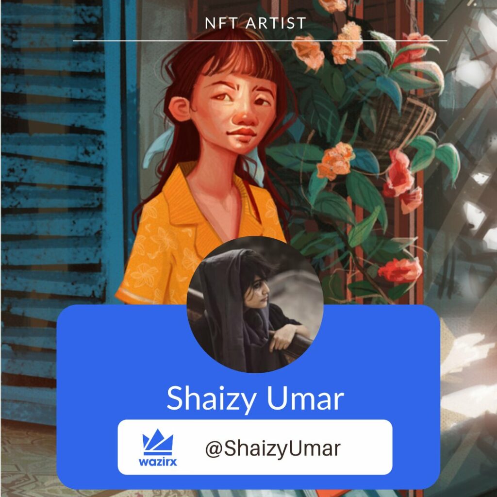 Shaizy Umar NFT Artist WazirX NFT Marketplace