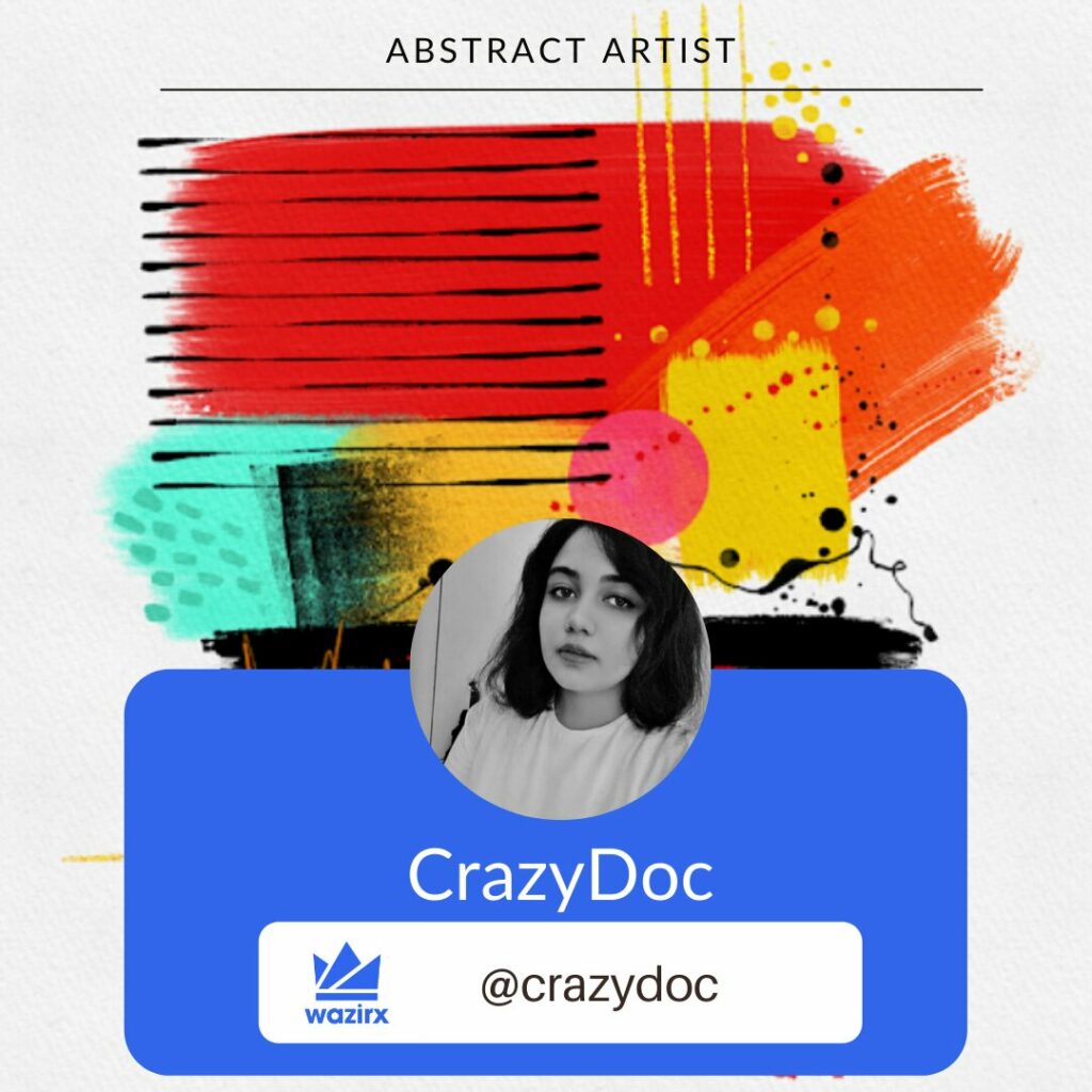 crazydoc Abstract artist WazirX NFT Marketplace