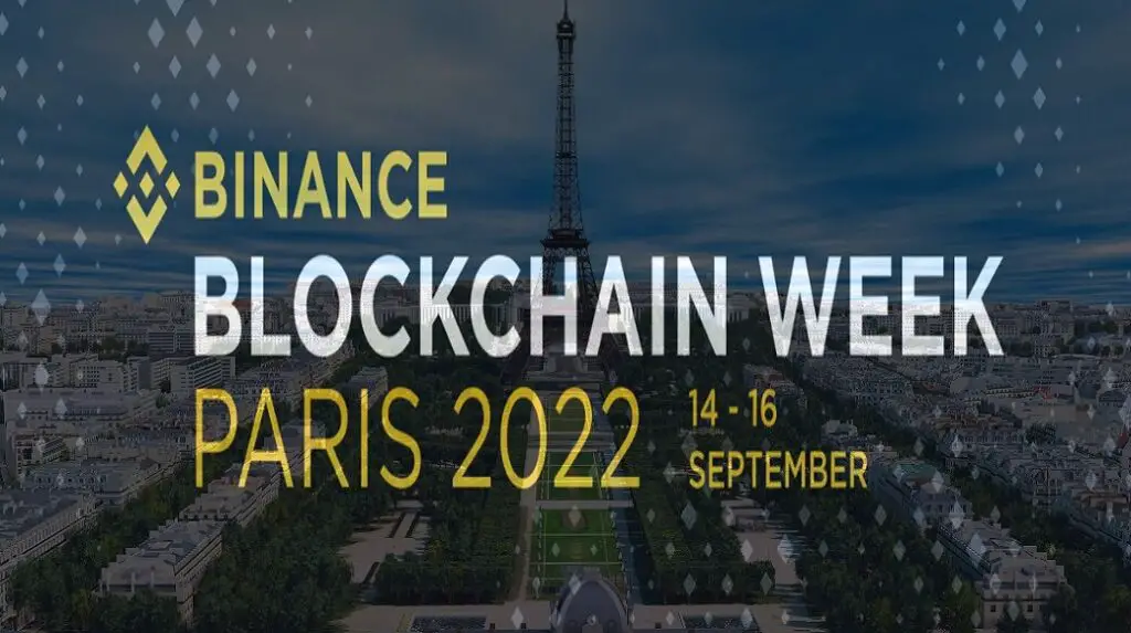 Binance Blockchain Week Paris 2022 Event Schedule Ticket Price Exhibitors and Speakers
