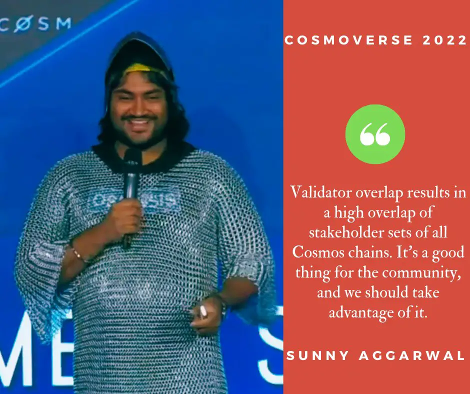 Sunny Aggarwal Co-Founder of Osmosis Speaking at Cosmoverse 2022