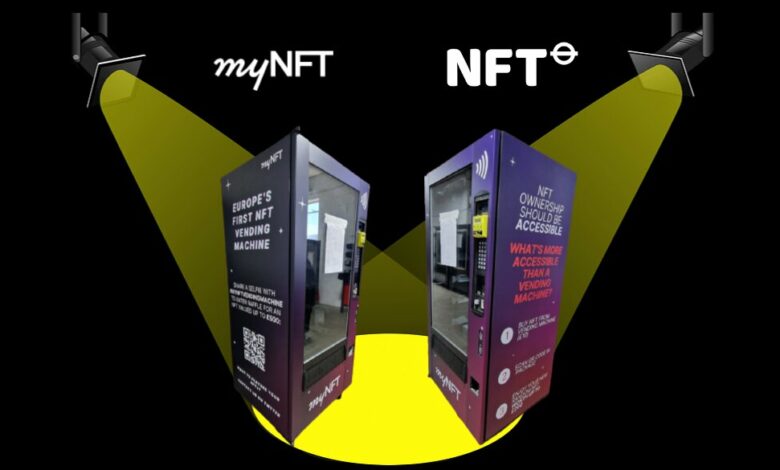 myNFT Marketplace is launching Europe’s First NFT Vending Machine at NFT.London 2022